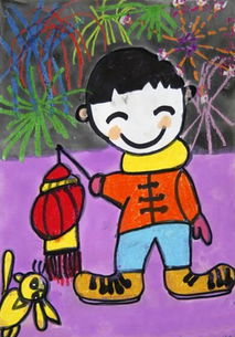 春节美术画，春节美术画简单又漂亮
