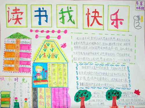 四年级读书手抄报内容