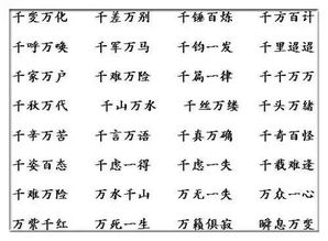 关于数的成语有哪些