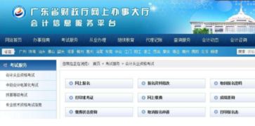 广东省会计信息服务平台，广东省会计信息服务平台继续教育