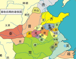 周代800诸侯国