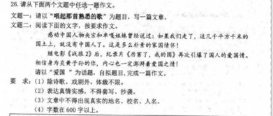 关于以爱国为主题的作文题目?