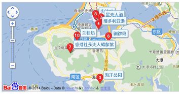 香港旅游路线，香港旅游路线图手绘