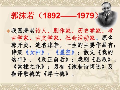 郭沫若诗两首内容