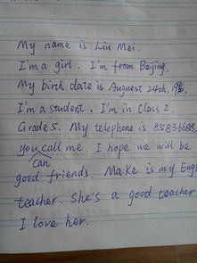 自我介绍的英语作文