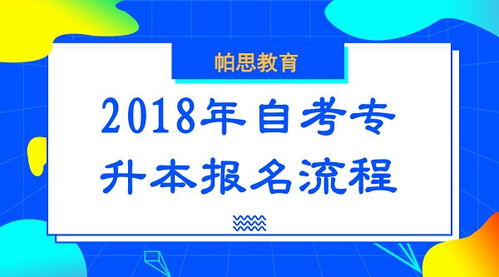 自考专升本报名，自考专升本报名时间
