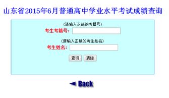 山东省学业水平考试成绩查询2019，山东省学业水平考试成绩查询2019夏季