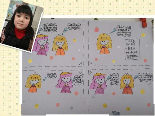 数学卖东西四格漫画怎么画