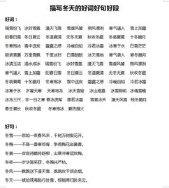 描写冬天景色的作文400字