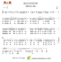 怀念母亲的歌曲有哪些