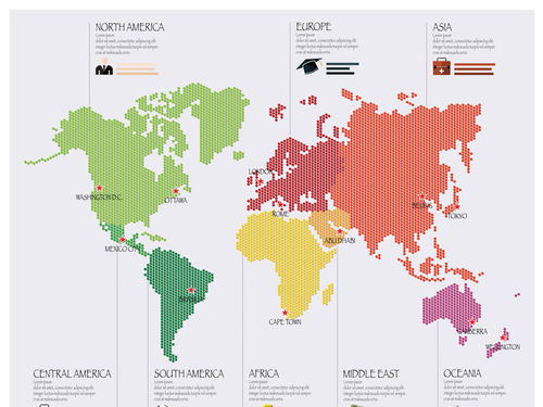世界各国分布图，世界各国分布图简图
