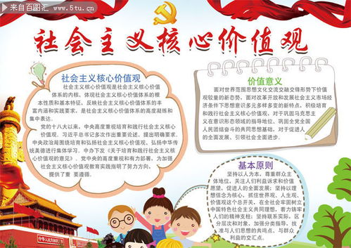 核心价值观手抄报，核心价值观手抄报内容