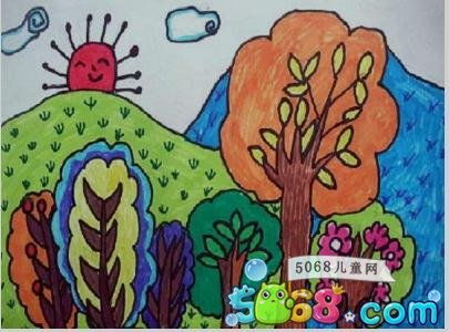 秋天怎么画简单好看