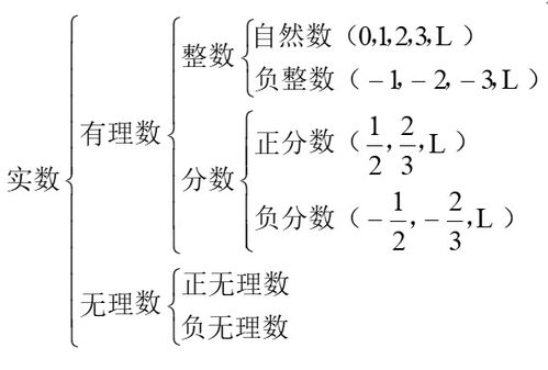 实数的具体分类 实数的具体分类是哪些
