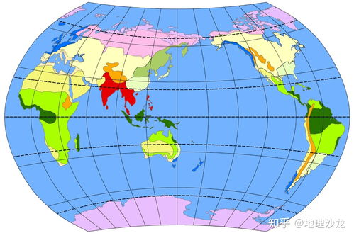 世界气候分布图