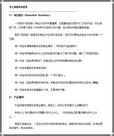 商业策划书案例范文1500字