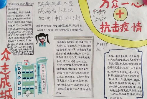 抗击疫情手抄报内容
