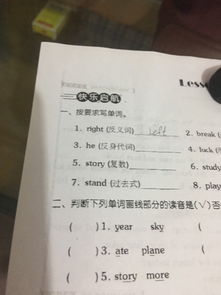 story改为复数形式