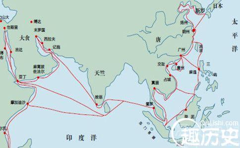 海上丝绸之路的路线，海上丝绸之路的路线顺序