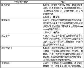 简述个别化教学策略