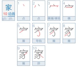 边的笔顺