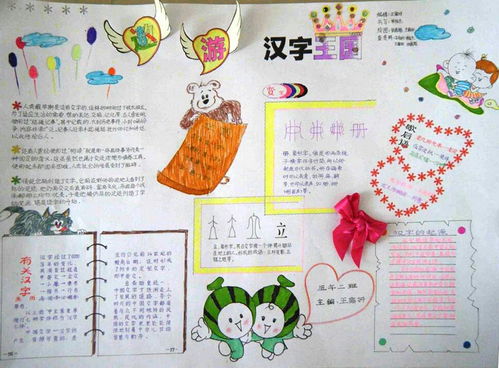 中国汉字的手抄报怎么画