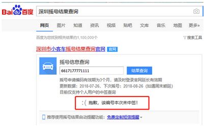深圳汽车摇号结果查询，深圳汽车摇号结果查询怎么看