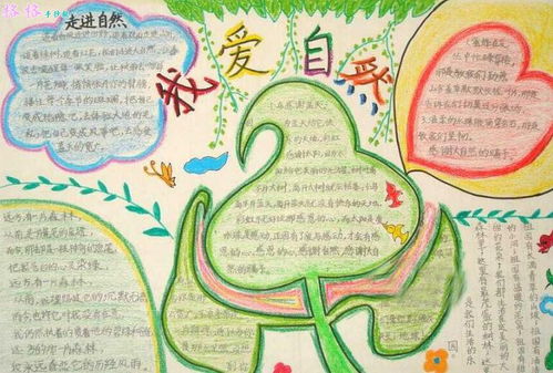 关于大自然的手抄报，关于大自然的手抄报内容