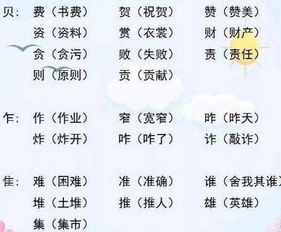 同偏旁的词语