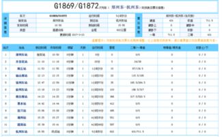 长沙到深圳高铁时刻表查询