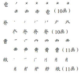 曹笔顺怎么写
