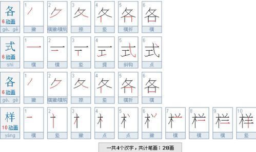 笔画的种类
