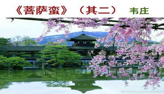 菩萨蛮韦庄译文