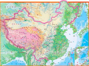 中国地形图地图清晰，中国地形图地图高清版大图片