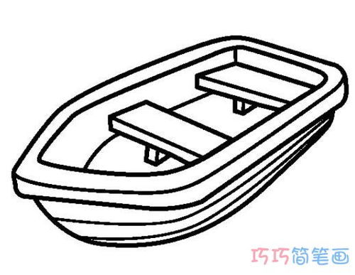 小船怎么画简笔画