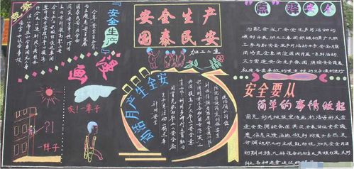 关于校园生命安全的黑板报 校园安全黑板报图片素材