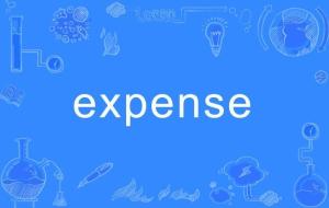 Expense是什么意思?