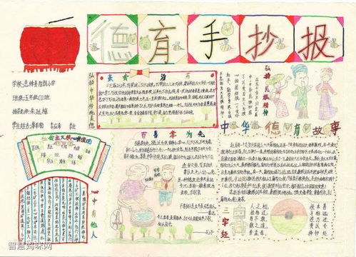 德育手抄报简单漂亮，德育手抄报图片大全