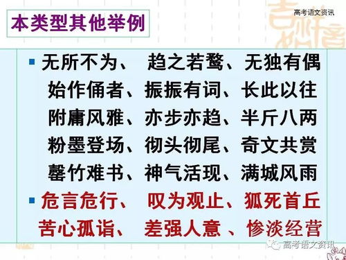 高考必备成语有哪些?