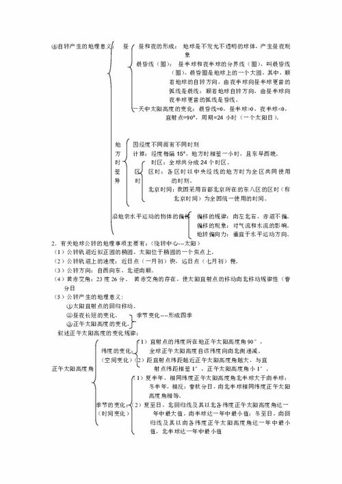 地理知识点归纳有哪些?