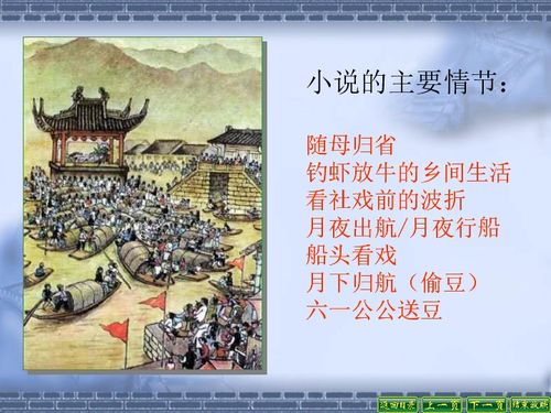 社戏课件优质ppt课件，社戏课件ppt七彩课堂