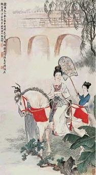 虢国夫人游春图全图，虢国夫人游春图作者