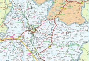 韶关地图全图，韶关地图各区分布图高清