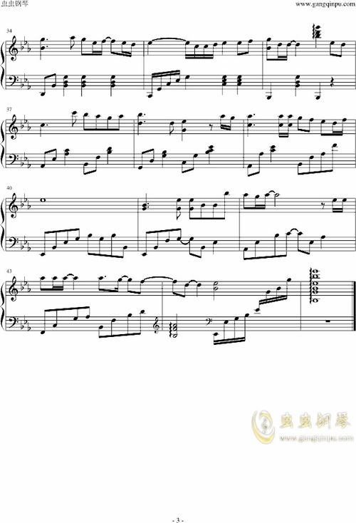 后来钢琴谱c调，后来钢琴谱简易版c调