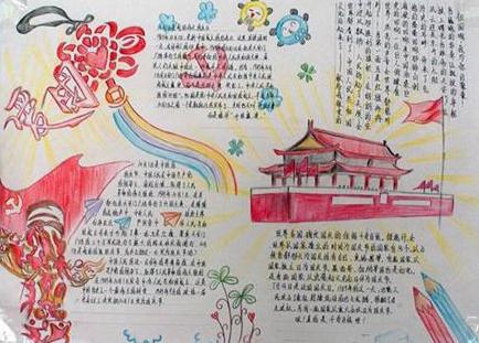 爱国爱党的梦想的手抄报 爱国爱党手抄报