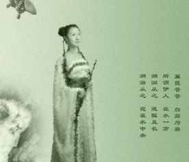 蒹葭苍苍,白露为霜。所谓伊人,在水一方。是什么意思?