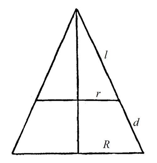 圆台的侧面积公式推导，圆锥的侧面积公式与圆心角