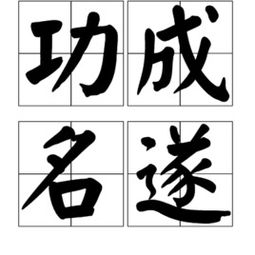功成名遂意思?