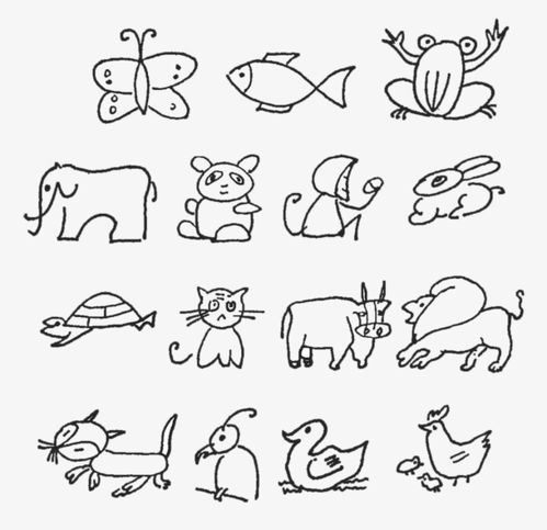 实用幼儿-儿童简笔画图片大全35页-可打印