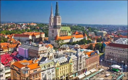 萨格勒布时差，萨格勒布与北京的时差